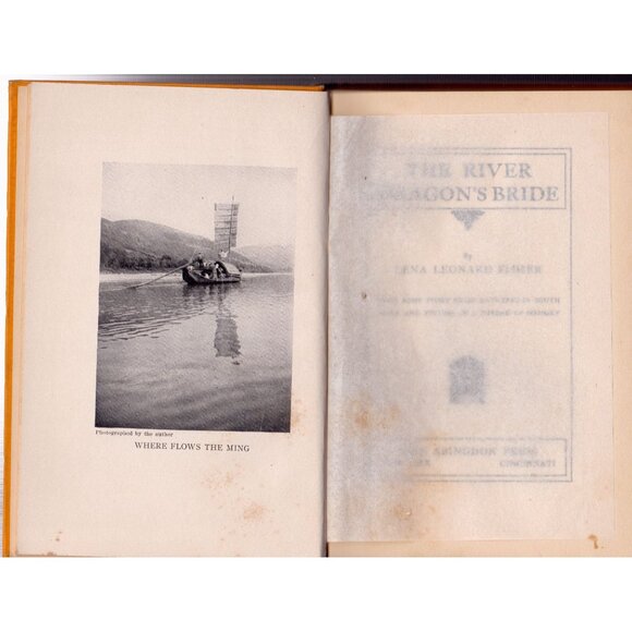 The River Dragon’s Bride, Lena Leonard Fisher, 1922 1st Edition w/ Dust Jacket - Picture 7 of 10